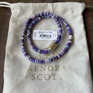 Kendra Scott Reece wrap bracelet- lilac